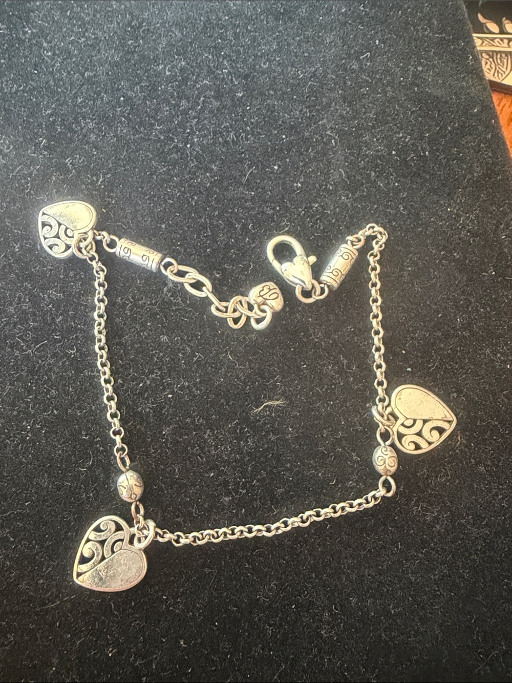 Brighton silver heart Charm Bracelet - Silver Women's Jewelry